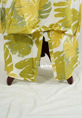 Beige & Green Shade - Aavani - Pre-washed Hand block Co-Ord Sleeveless Set Perfect for Office Wear | Casual Days | Everyday wear