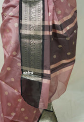 Antique Pink - Kanimozhi - Soft Silk with Traditional Border - Best for Wedding Functions