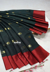 Moonless Magic - Durga - Banarasi soft katan silk with buttas - Sai Pallavi inspired