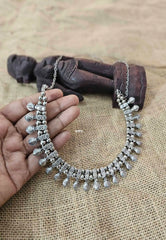 Emerald Alloy Necklace