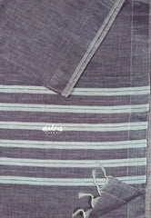 Dusky Purple – Fancy Cotton Saree with Embroidery Blouse