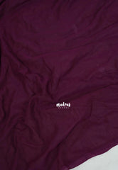 Mulberry Purple - Fine Quality Pure Cotton Saree with Assam Weaving - Perfect for Regular Wear | Casual Wear | Summer Wear