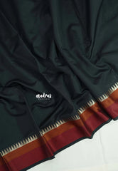 Taupe Grey and Black - Half and Half Tissue Tansui Silk Saree - Best for Night Reception | Birthday party