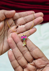 Invisible viral Wire Necklace – Premium Floating Pendant