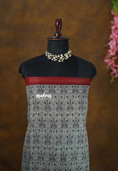 Black - Isha - chanderi cotton with Pichwai prints with border - Perfect for Regular Wear