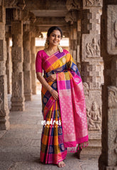 Heritage Rajavarnam - Hamsavalli – Soft Silk Saree Paalum Pazhamum Kattam with Rettapet Border - Best for Wedding Functions | Diwali Festive