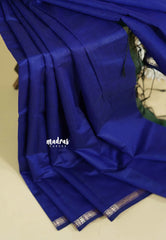 (PRE-BOOKING) MS Blue - Maheswari - Premium lightweight cotton silk with contrast pallu and blouse