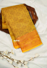 Golden Marigold - Maheswari - Cotton Silk with Full Weaving Buttas - Best for Wedding gift