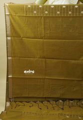 Honey Olive - Maheswari - Cotton silk with getti border and kattam body - Best for small occasion