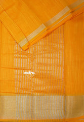 Sunrise Glow - Maheswari - Maheswari cotton silk with tissue border - Best for Simple Functions
