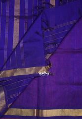 Lotus Pink - Meenakshi - Light Weight Pure Silk Cotton Saree Plain with Small Getti Border Contrast Pallu and Blouse - Perfect for Wedding Functions