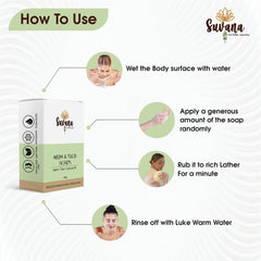 Combo: Turmeric Sandalwood Soap & Neem & Tulsi Soap