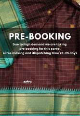 (PRE-BOOKING) Sico Gadwal checks Dark winebrown