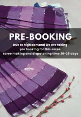 (PRE-BOOKING) Purple shade - Soft Mul cotton candy pop multicolor (no blouse)