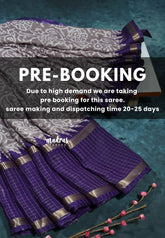 (PRE-BOOKING) Soft Brown Glow - Silky Georgette with batik prints