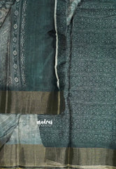 Light English Green - Premium printed silk Floral Design