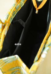 MS7 Quilted European-Style Laptop Bag – Safari Yellow