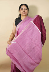 Winered - Premium vasundra printed silk with rettapet border