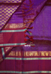 Pretty Parrot Green - Meenakshi - Light Weight Pure Silk Cotton Saree Zari Checks Body with Yanai Border - Perfect for Wedding Functions