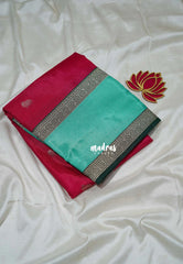 Raspberry Pink - Swara – Grandeur Pure Viscose Silk Saree Elephant Buttas & Rettapet Border with Contrast Pallu and Blouse - Best for Diwali Festive | Wedding Functions