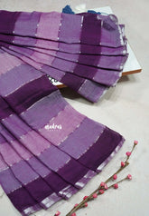 Purple shade - Soft Mul cotton candy pop multicolor (no blouse)