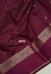 Winered - Raaga Premium Semi tussar Vaira Oosi Body with Thread Weaving Border - Perfect for Festive Wear