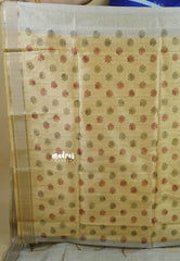 Pearl Mist - Roopa - Semi tussar with kalamkari pallu
