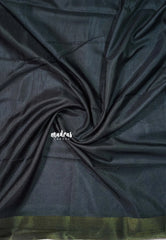 Brick Red - Roopa - Soft Tussar Silk with Tissue Border - Perfect for causal wear