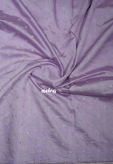 Creamy Lilac - Shalini - Premium Super Net Saree with Floral Embroidery Border - Best for Office Wear / Hightea party