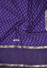 Soft Brown Glow - Silky Georgette with batik prints