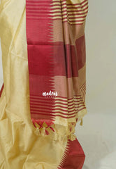 Mild sandal - Tansui silk plain body with temple border