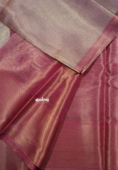 Thendral - Kanchi tissue silk Saree Ambani wedding Jyothika inspired - Baby pink