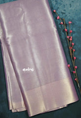 Dreamy Rose Lavender - Thendral - Kanchi tissue silk Saree