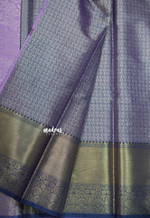 Lavender - Thendral - Kanchi semi silk with thread weaving body with zari border - Perfect for Wedding Functions