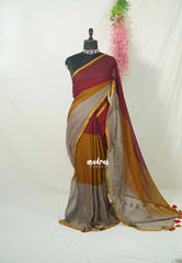 Triple color - Soft mul cotton without blouse