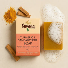 Combo: Turmeric Sandalwood Soap & Neem & Tulsi Soap
