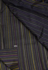 Zara Malgudi Fusion printed silk kantha stitch prints blue - Madras Sarees