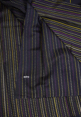 Zara Malgudi Fusion printed silk kantha stitch prints blue - Madras Sarees