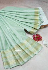 Pastel green - Avantika - Soft semi Mysore silk