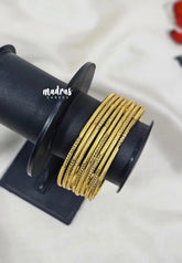 Premium 1 Gram Gold Polish Traditional Bangle with New Trendy Design (Set of 8)