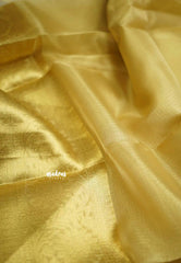 (PRE-BOOKING) Celebrity hit Gold Tissue silk saree