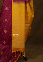 Beet pink - Hamsavalli – Soft Silk Elegance rudraksham mayil kattam body