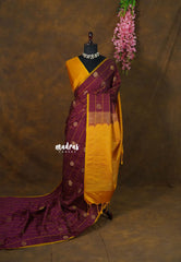 Winered - Hamsavalli – Soft Silk Elegance rudraksham mayil kattam body - Perfect for Wedding Functions