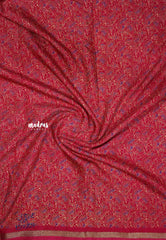 Pink - Isha - chanderi cotton with small gold tissue border