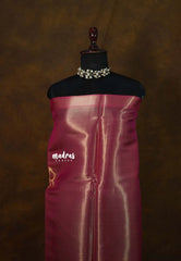 Thendral - Kanchi tissue silk Saree Ambani wedding Jyothika inspired - Baby pink