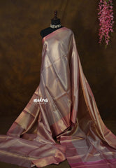 Thendral - Kanchi tissue silk Saree Ambani wedding Jyothika inspired - Baby pink