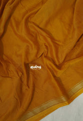 Mustard Glow - Kalanjali Soft Chanderi Silk with Contrast Blouse Combo - Perfect for Office Wear