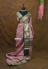 (PRE-BOOKING) Antique Pink - Kanimozhi - Soft Silk with Traditional Border - Best for Wedding Functions