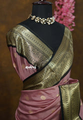 (PRE-BOOKING) Antique Pink - Kanimozhi - Soft Silk with Traditional Border - Best for Wedding Functions