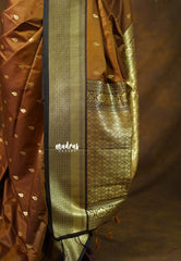 Honey Brown - Kanimozhi - Premium Soft Malai Silk Saree with Rich Pallu and Blouse - Perfect for Festive Wear